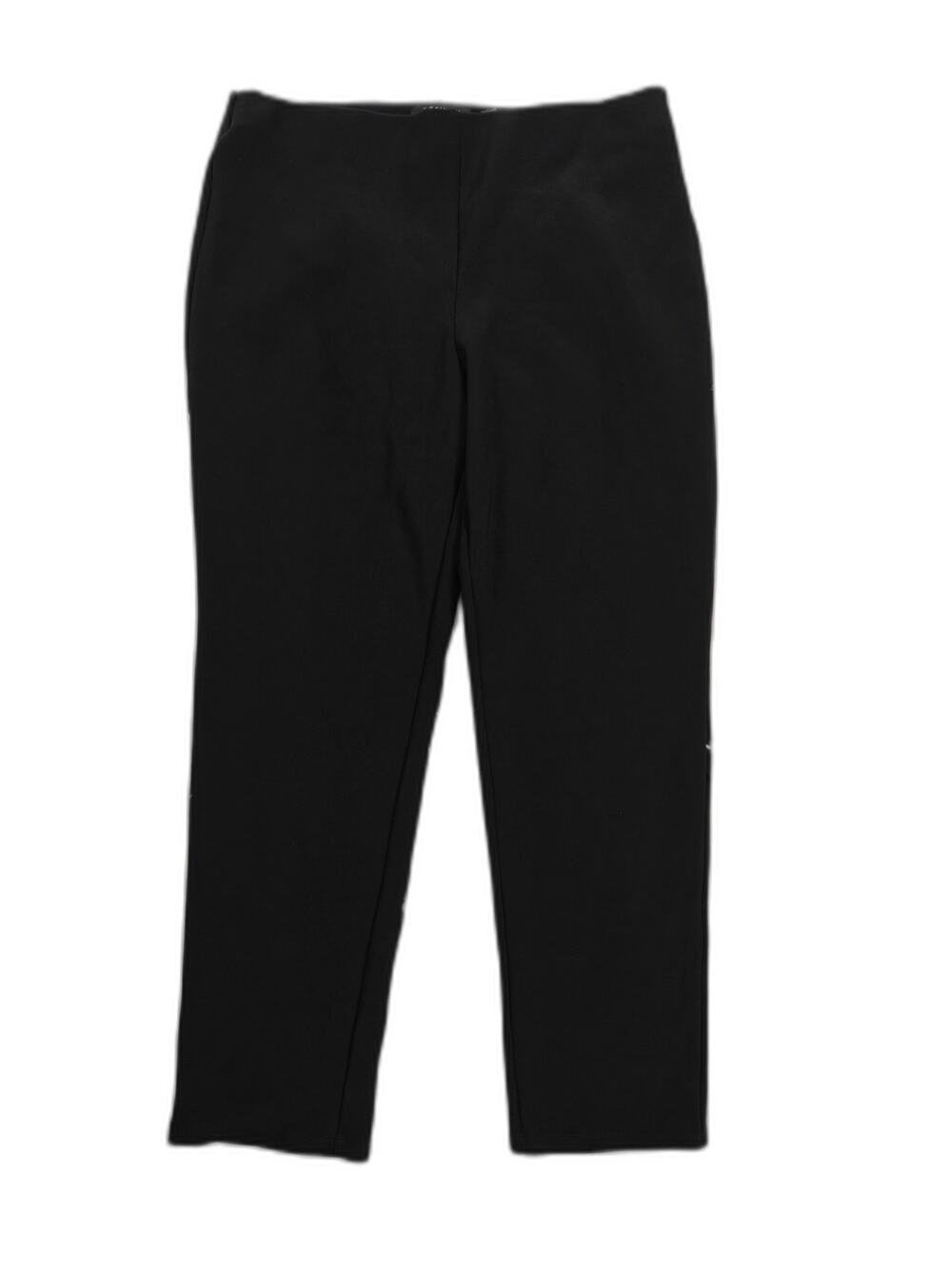 Womens Tahari Straight Leg Pants Black Size 12